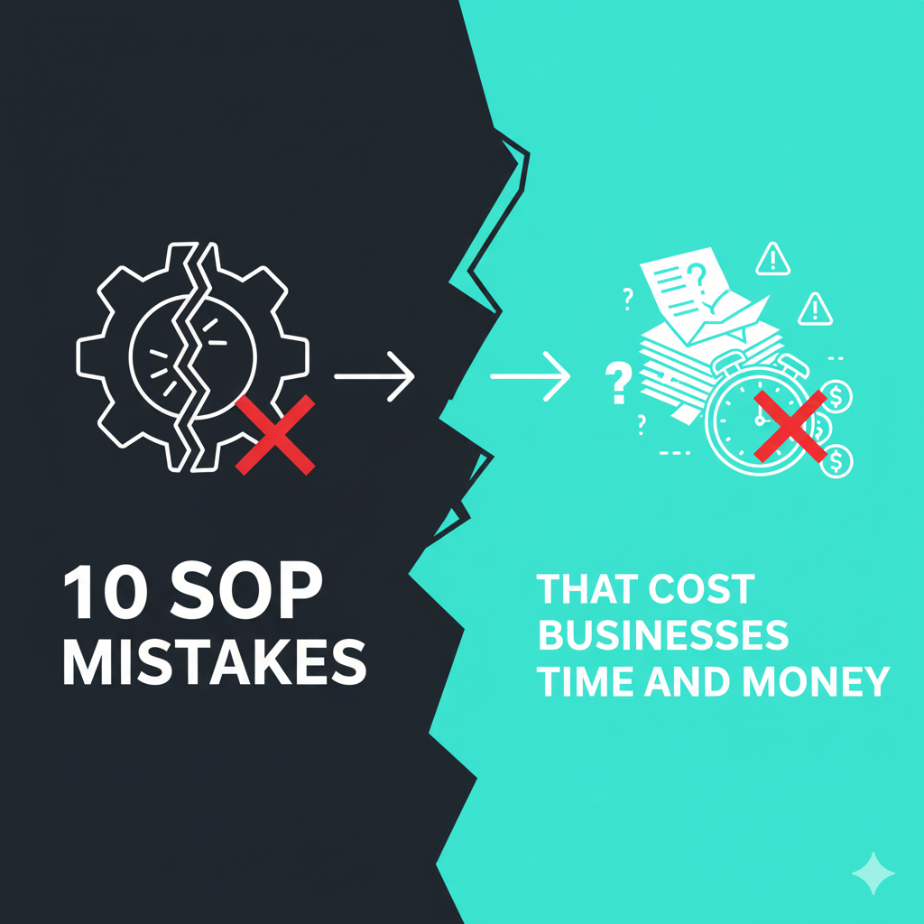 10-SOP-Mistakes-That-Cost-Business-Time-And-Money